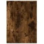 Schmaler Badezimmerschrank mit Rädern aus geräucherter Eiche. von , Schließfächer und Lagerschränke - Ref: Foro24-855281, Pre...