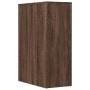 Armario de baño estrecho con ruedas madera marrón roble by , Lockers and storage cabinets - Ref: Foro24-855283, Price: 72,32 ...