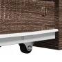 Armario de baño estrecho con ruedas madera marrón roble by , Lockers and storage cabinets - Ref: Foro24-855283, Price: 70,95 ...