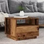 Mesa de centro con luces LED madera envejecida 50x49x40 cm by , Coffee table - Ref: Foro24-857708, Price: 75,60 €, Discount: %