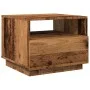 Mesa de centro con luces LED madera envejecida 50x49x40 cm by , Coffee table - Ref: Foro24-857708, Price: 75,60 €, Discount: %