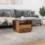 Mesa de centro con luces LED madera envejecida 50x49x40 cm by , Coffee table - Ref: Foro24-857708, Price: 75,60 €, Discount: %