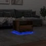 Mesa de centro con luces LED madera envejecida 50x49x40 cm by , Coffee table - Ref: Foro24-857708, Price: 75,60 €, Discount: %