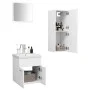 Set von Badezimmermöbeln aus weißem Ingenieurholz von , Badezimmermöbel - Ref: Foro24-3070991, Preis: 88,41 €, Rabatt: %