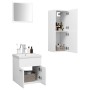 Set von Badezimmermöbeln aus weißem Ingenieurholz von , Badezimmermöbel - Ref: Foro24-3070991, Preis: 88,15 €, Rabatt: %