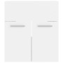 Set of white engineered wood bathroom furniture by , Bathroom furniture - Ref: Foro24-3070991, Price: 88,15 €, Discount: %
