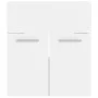Set von Badezimmermöbeln aus weißem Ingenieurholz von , Badezimmermöbel - Ref: Foro24-3070991, Preis: 88,41 €, Rabatt: %