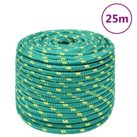 Grünes Polypropylen-Schiffstau 14 mm 25 m von , Seile und Metallschnüre - Ref: Foro24-152727, Preis: 25,36 €, Rabatt: %