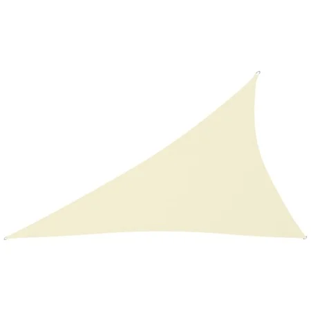 Triangular sail awning Oxford fabric cream color 4x5x6.4 m by vidaXL, Umbrellas - Ref: Foro24-135239, Price: 41,61 €, Discoun...
