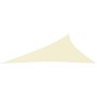 Toldo de vela triangular tela Oxford color crema 4x5x6,4 m de vidaXL, Sombrillas - Ref: Foro24-135239, Precio: 31,28 €, Descu...