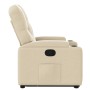 Cream-colored fabric reclining and lift chair by , Armchairs - Ref: Foro24-3204719, Price: 260,67 €, Discount: %
