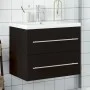 Badezimmermöbel mit integriertem schwarzen Waschbecken von , Badezimmerwaschtische - Ref: Foro24-3278765, Preis: 191,25 €, Ra...