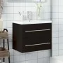 Badezimmermöbel mit integriertem schwarzen Waschbecken von , Badezimmerwaschtische - Ref: Foro24-3278765, Preis: 191,25 €, Ra...