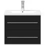 Mueble de baño con lavabo integrado negro by , bathroom vanities - Ref: Foro24-3278765, Price: 191,25 €, Discount: %