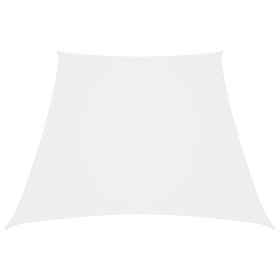 Toldo de vela tela oxford trapecio blanco 3/4x3 m