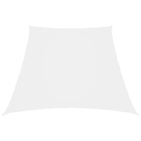 Trapezoidal white Oxford fabric sail awning 3/4x3 m by vidaXL, Umbrellas - Ref: Foro24-135297, Price: 36,78 €, Discount: %