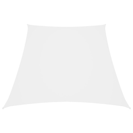 Trapezoidal white Oxford fabric sail awning 3/4x3 m by vidaXL, Umbrellas - Ref: Foro24-135297, Price: 45,98 €, Discount: %