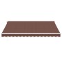 Toldo retráctil automático con luces LED marrón 400x300 cm by , Awnings - Ref: Foro24-3215380, Price: 633,65 €, Discount: %