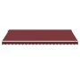 Toldo retráctil automático con luces LED burdeos 500x350 cm by , Awnings - Ref: Foro24-3214993, Price: 734,62 €, Discount: %