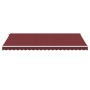 Toldo retráctil automático con luces LED burdeos 500x350 cm by , Awnings - Ref: Foro24-3214993, Price: 720,46 €, Discount: %