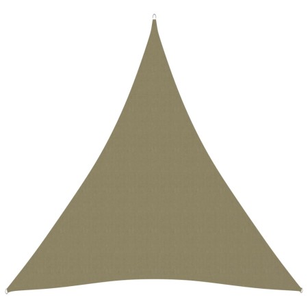 Toldo de vela triangular tela Oxford beige 4x5x5 m de vidaXL, Sombrillas - Ref: Foro24-135179, Precio: 36,05 €, Descuento: %
