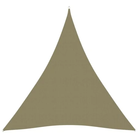 Triangular sail shade in beige Oxford fabric, 4x5x5 m. by vidaXL, Umbrellas - Ref: Foro24-135179, Price: 39,48 €, Discount: %