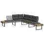 Gartensofa-Set, 2-teilig, mit PE-Rattan und grauem Glas-Kissen. von , Gartensets - Ref: Foro24-3277495, Preis: 400,72 €, Raba...