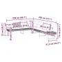 Gartensofa-Set, 2-teilig, mit PE-Rattan und grauem Glas-Kissen. von , Gartensets - Ref: Foro24-3277495, Preis: 400,72 €, Raba...