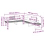 Set de sofás jardín 2 pzas con cojines ratán PE y vidrio gris by , Garden sets - Ref: Foro24-3277495, Price: 341,76 €, Discou...
