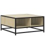 Mesa de centro madera y metal roble Sonoma 60,5x60,5x30 cm by , Coffee table - Ref: Foro24-848765, Price: 44,70 €, Discount: %