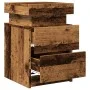 Mesita de noche con LED madera ingeniería envejecida 35x39x55cm von , Nachttische - Ref: Foro24-857654, Preis: 64,12 €, Rabat...