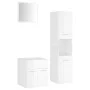 Conjunto de muebles de baño madera de ingeniería blanco brillo von , Badezimmermöbel - Ref: Foro24-3070952, Preis: 111,32 €, ...