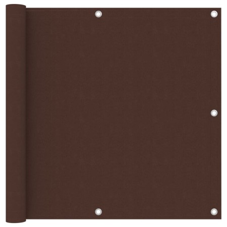 Balkonmarkise aus braunem Oxford-Stoff, 90 x 500 cm von vidaXL, Sonnenschirme - Ref: Foro24-135074, Preis: 20,32 €, Rabatt: %