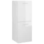 Badezimmerschrank-Set aus glänzend weißem Holzwerkstoff von , Badezimmermöbel - Ref: Foro24-3071447, Preis: 205,01 €, Rabatt: %