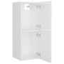 Badezimmerschrank-Set aus glänzend weißem Holzwerkstoff von , Badezimmermöbel - Ref: Foro24-3071447, Preis: 212,60 €, Rabatt: %