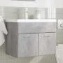Badezimmermöbel mit integriertem Waschbecken in Betongrau. von , Badezimmermöbel - Ref: Foro24-3324858, Preis: 148,82 €, Raba...