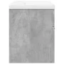 Mueble de baño con lavabo integrado gris hormigón de , Muebles de baño - Ref: Foro24-3324858, Precio: 148,82 €, Descuento: %