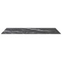 Schwarzer Marmortisch mit gehärteter Glasplatte, 120x65 cm, 8 mm. von , Tischplatten - Ref: Foro24-322276, Preis: 70,98 €, Ra...