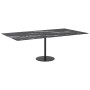 Schwarzer Marmortisch mit gehärteter Glasplatte, 120x65 cm, 8 mm. von , Tischplatten - Ref: Foro24-322276, Preis: 70,98 €, Ra...