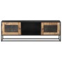 Massives TV-Möbel aus grobem Mangoholz 120x30x40 cm von , TV-Möbel - Ref: Foro24-323148, Preis: 336,39 €, Rabatt: %