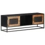 Massives TV-Möbel aus grobem Mangoholz 120x30x40 cm von , TV-Möbel - Ref: Foro24-323148, Preis: 329,08 €, Rabatt: %