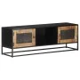 Massives TV-Möbel aus grobem Mangoholz 120x30x40 cm von , TV-Möbel - Ref: Foro24-323148, Preis: 329,08 €, Rabatt: %