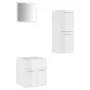Engineered wood bathroom furniture set in high-gloss white by , Bathroom furniture - Ref: Foro24-3070997, Price: 90,59 €, Dis...
