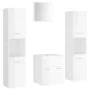 Badezimmerschrank-Set aus glänzend weißem Holzwerkstoff von , Badezimmermöbel - Ref: Foro24-3071222, Preis: 262,56 €, Rabatt: %