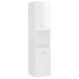 Badezimmerschrank-Set aus glänzend weißem Holzwerkstoff von , Badezimmermöbel - Ref: Foro24-3071402, Preis: 228,17 €, Rabatt: %