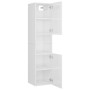 Badezimmerschrank-Set aus glänzend weißem Holzwerkstoff von , Badezimmermöbel - Ref: Foro24-3071402, Preis: 236,58 €, Rabatt: %