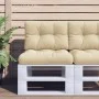 Cojín para sofá de palets de tela beige 60x40x12 cm by , Cushions for chairs and sofas - Ref: Foro24-360560, Price: 24,79 €, ...