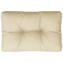 Cojín para sofá de palets de tela beige 60x40x12 cm by , Cushions for chairs and sofas - Ref: Foro24-360560, Price: 24,79 €, ...