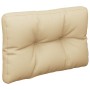 Kissen für Palettensofa aus beiger Stoff 60x40x12 cm von , Kissen für Stühle und Sofas - Ref: Foro24-360560, Preis: 27,12 €, ...