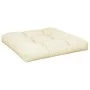 Cojines para sofá de palets 2 unidades tela crema by , Cushions for chairs and sofas - Ref: Foro24-360691, Price: 78,55 €, Di...